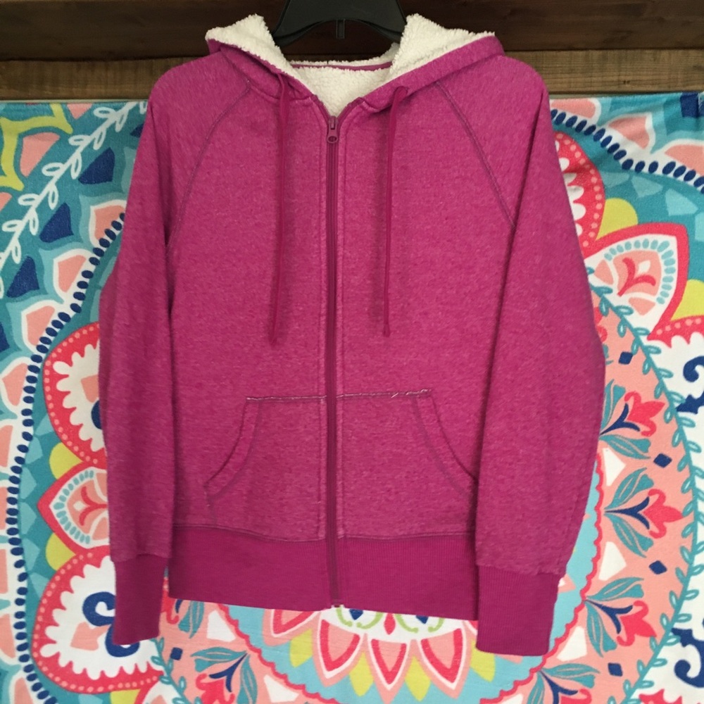 PURPLE-ISH ZIPPERED HOODIE